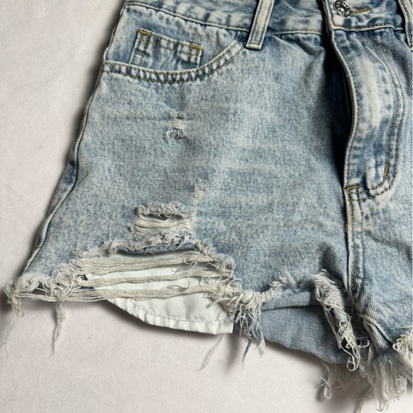 SHEIN distressed denim shorts - Picture 2 of 7